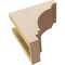 Ekena Millwork 4"W x 8"D x 8"H Classic Pescadero Rough Cedar Woodgrain TimberThane Corbel, Primed Tan CORUR04X08X08PECRCPR - alternate 4